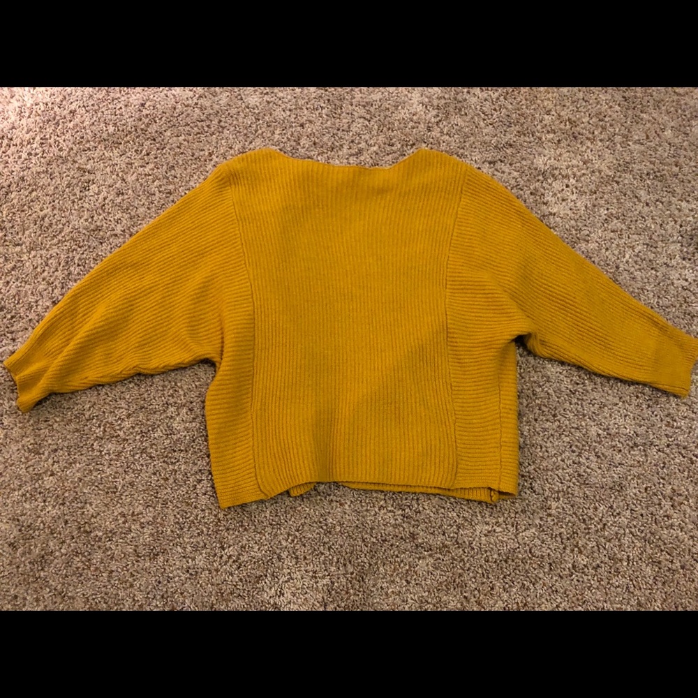 open back sweater
